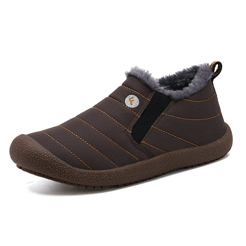 Men's Warm Snow Waterproof Outdoor Ankle Boots-My Soft Slipper