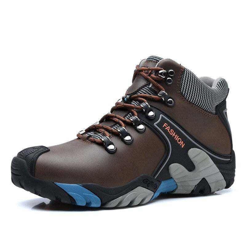 Men's Winter Warm Waterproof Lace Up Boots-My Soft Slipper