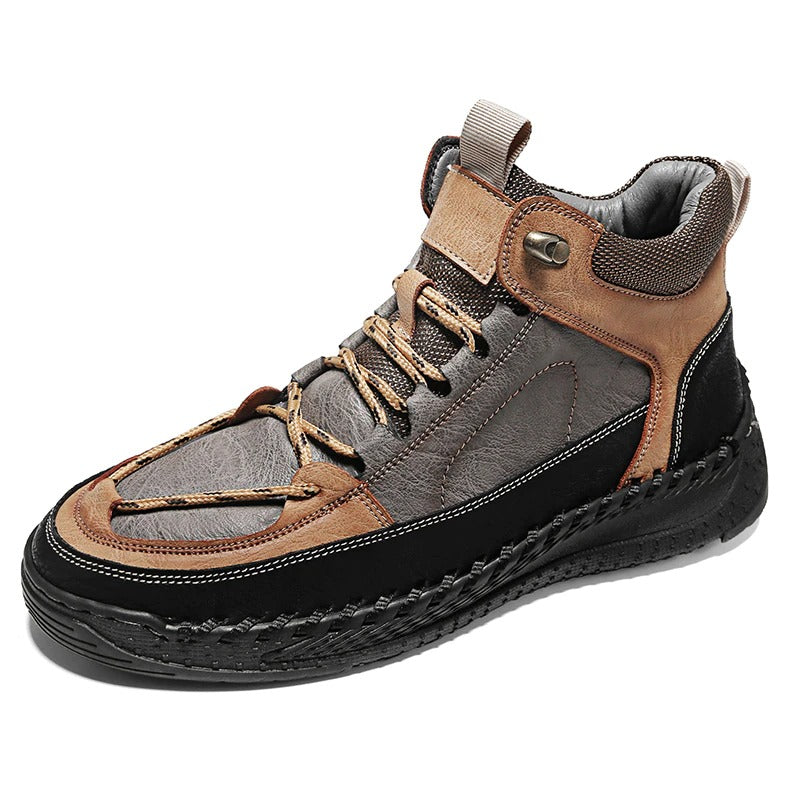 Men's Comfortable Outdoor Ankle Boots-My Soft Slipper