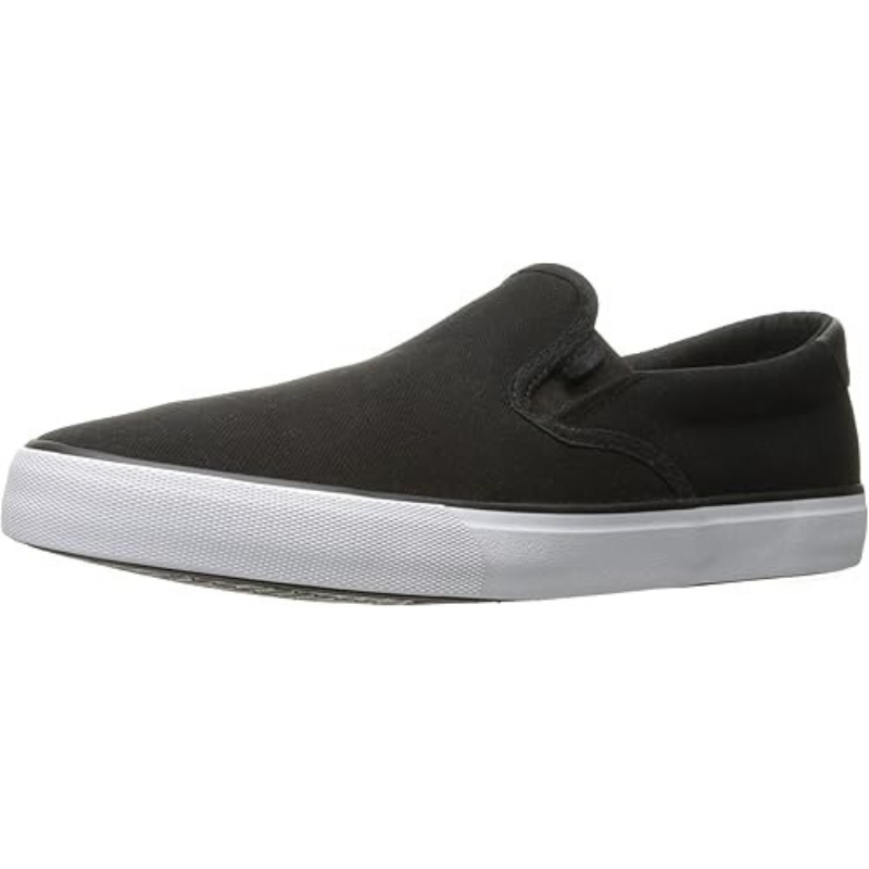 Slip-On Canvas Sneakers – Contrast Sole For All-Day Comfort-My Soft Slipper