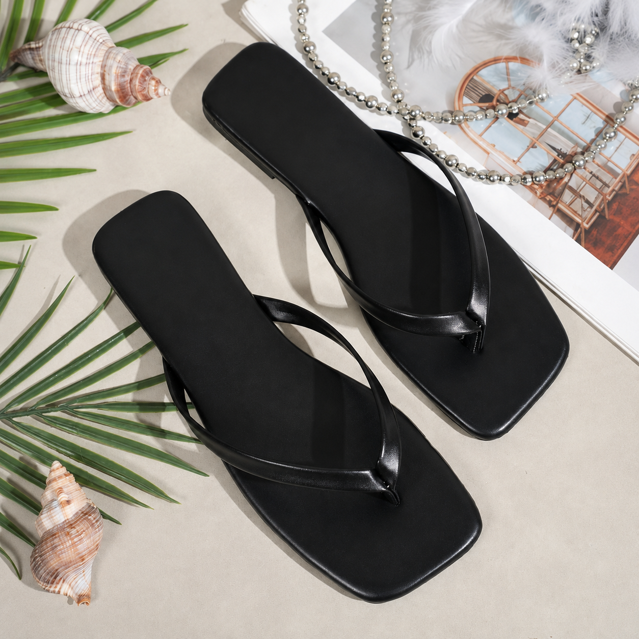 Thong Flip Flop Flat Sandals For Women