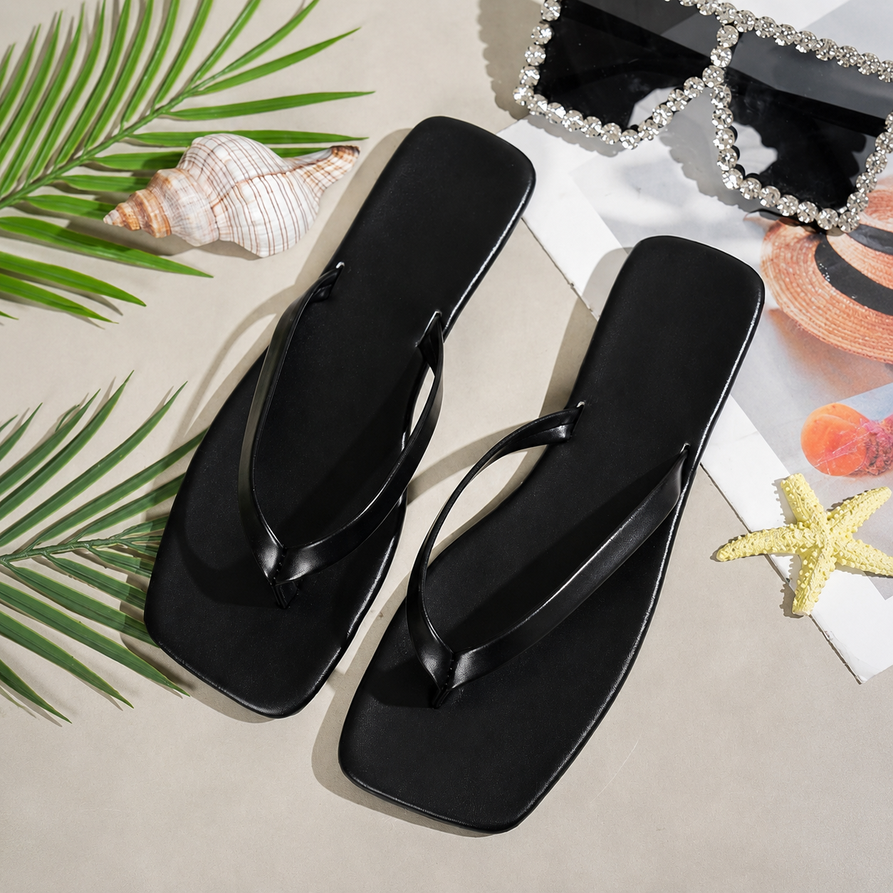 Thong Flip Flop Flat Sandals For Women
