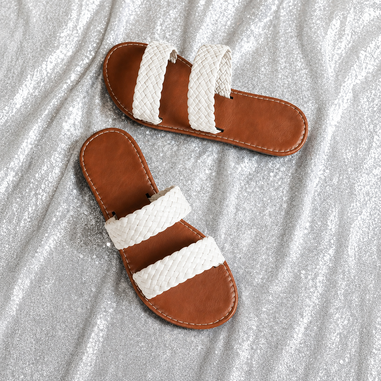Versatile Double Strap Flat Sandals For Women