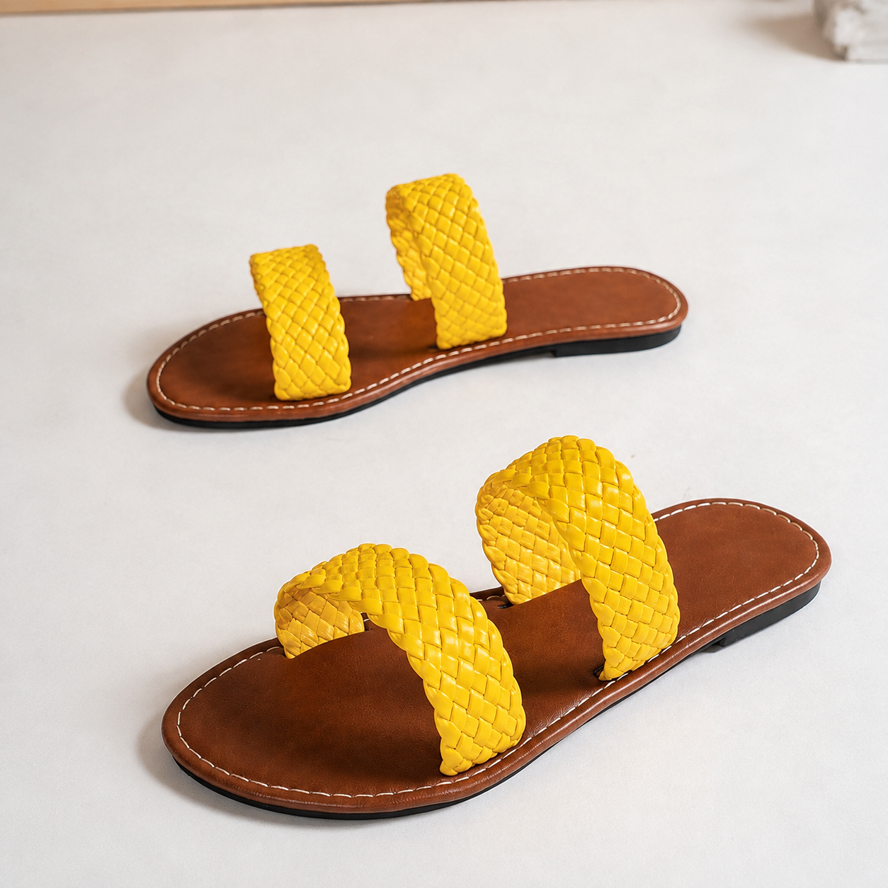 Versatile Double Strap Flat Sandals For Women