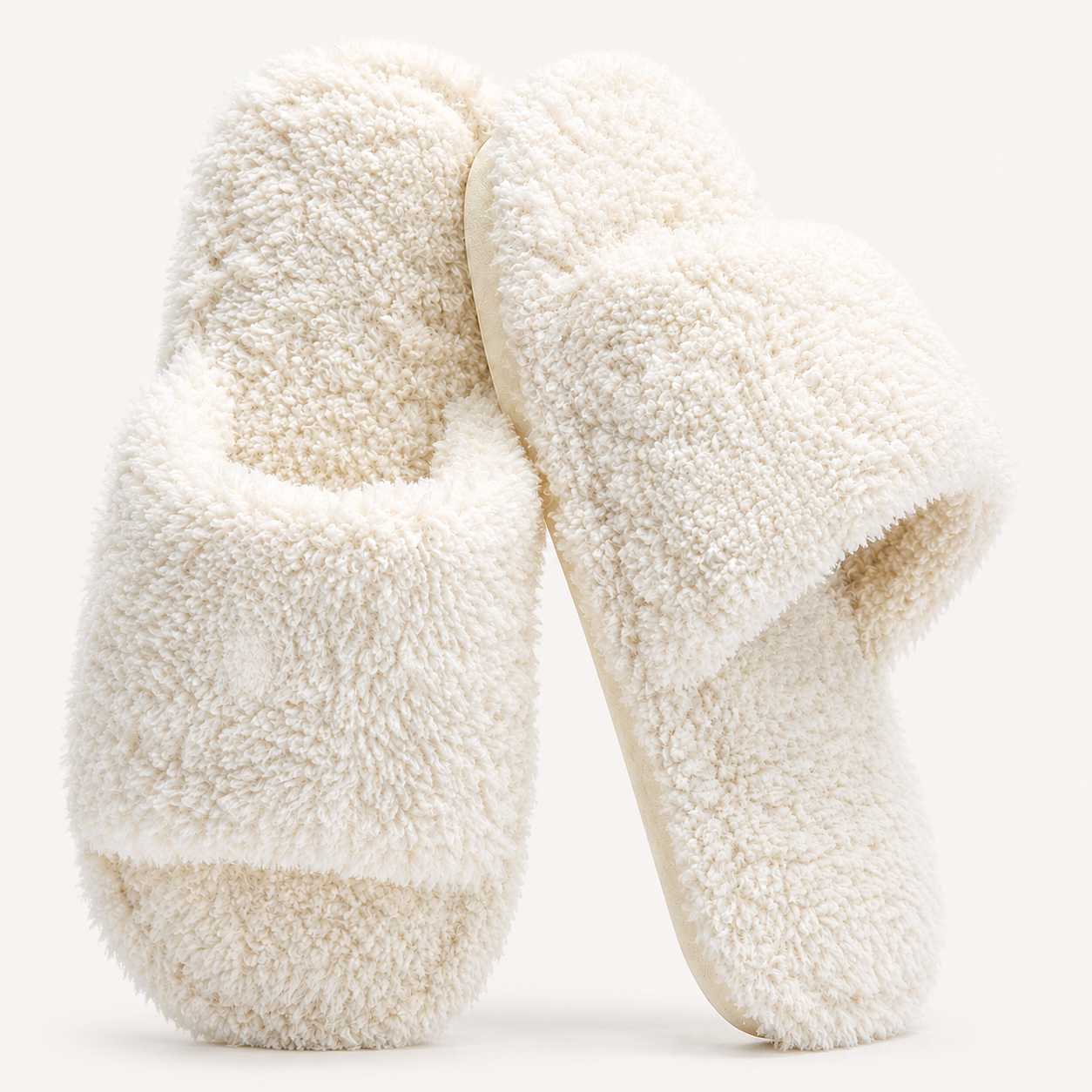 Comfy Memory Foam Cozy Fluffy Indoor Slippers For Women
