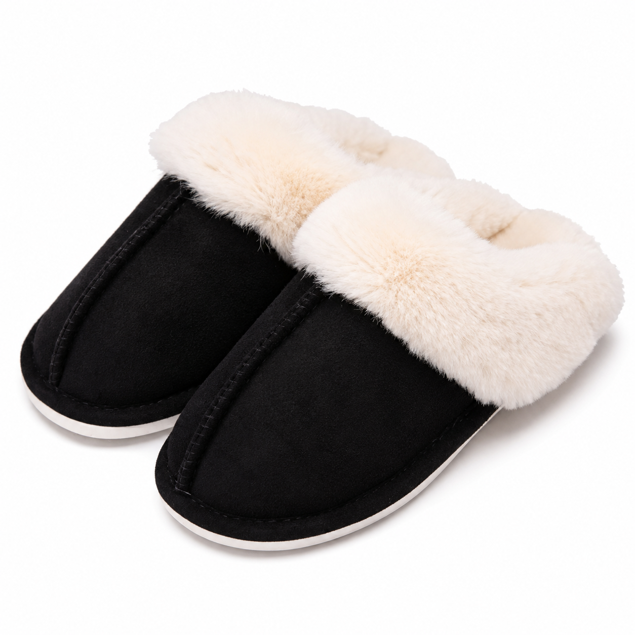 Casual Cozy Slip On Moccasin Slippers For Women