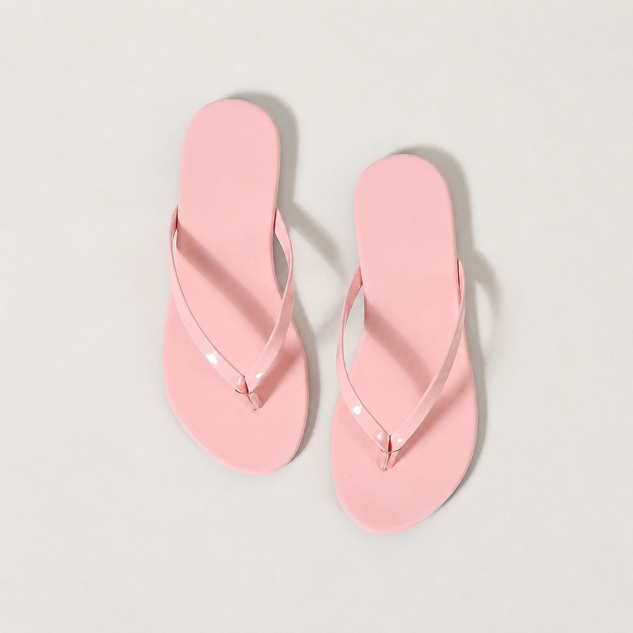 Beach Themed Minimalist Round Style Flip Flops For Women