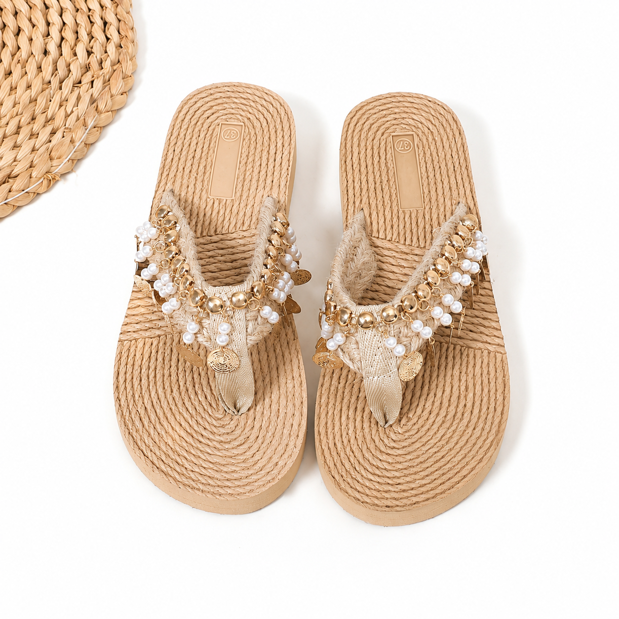 Bohemian Style Beachwear Slippers For Women