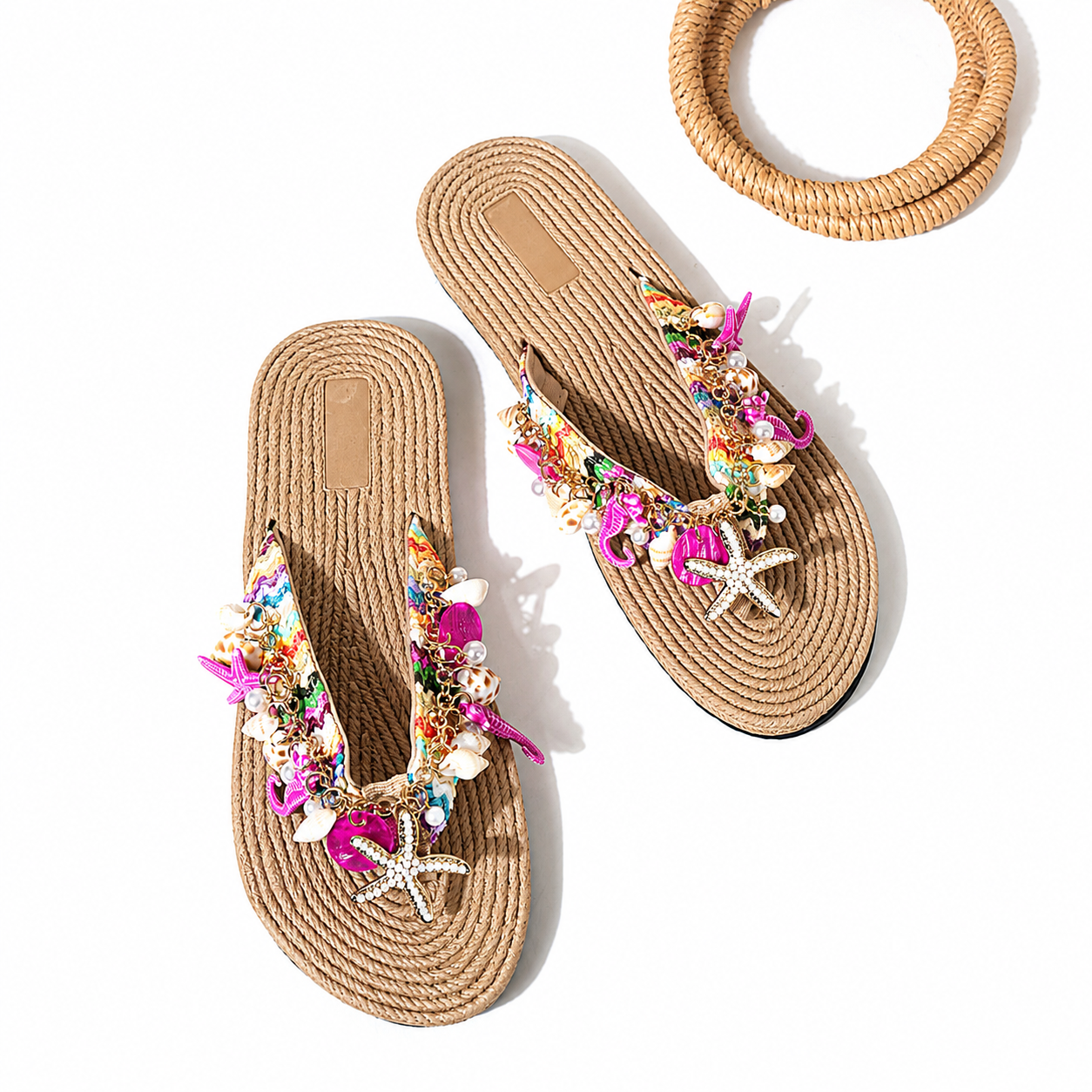 Bohemian Style Beachwear Slippers For Women