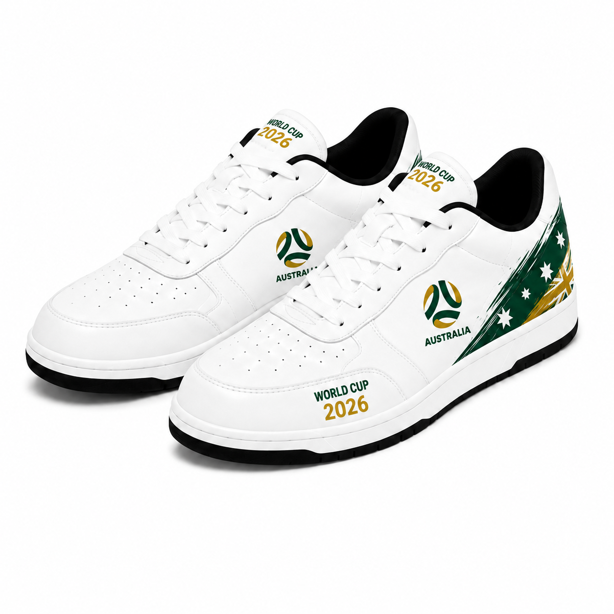 World Cup 2026 Australia Football Fan Printed Shoes