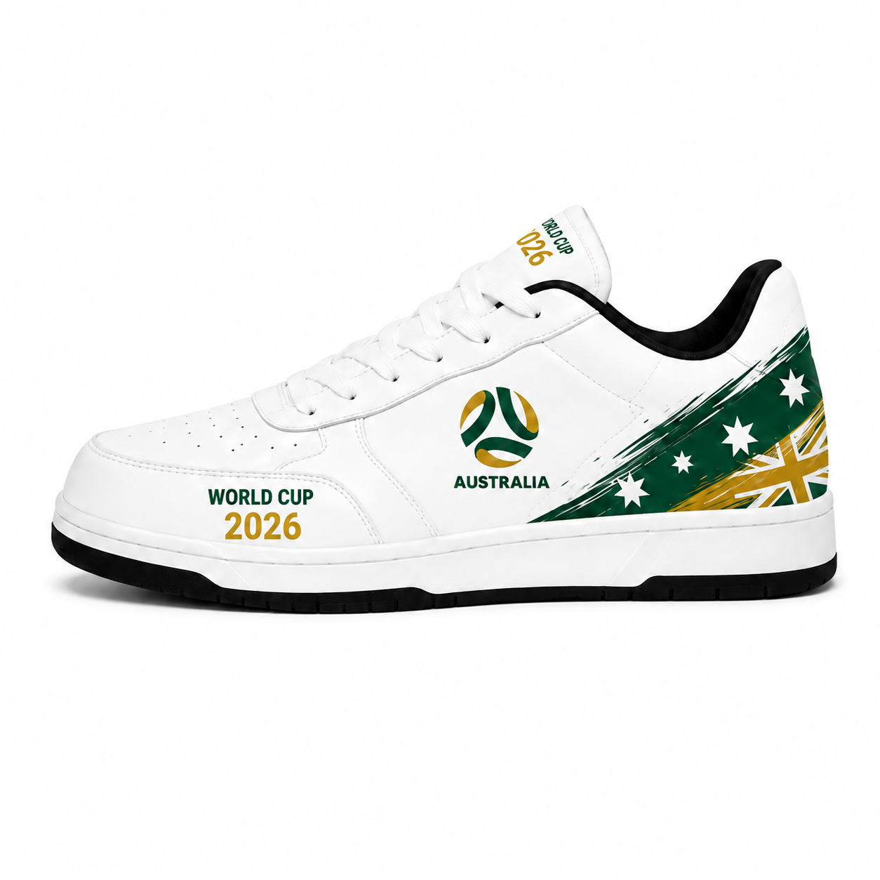 World Cup 2026 Australia Football Fan Printed Shoes