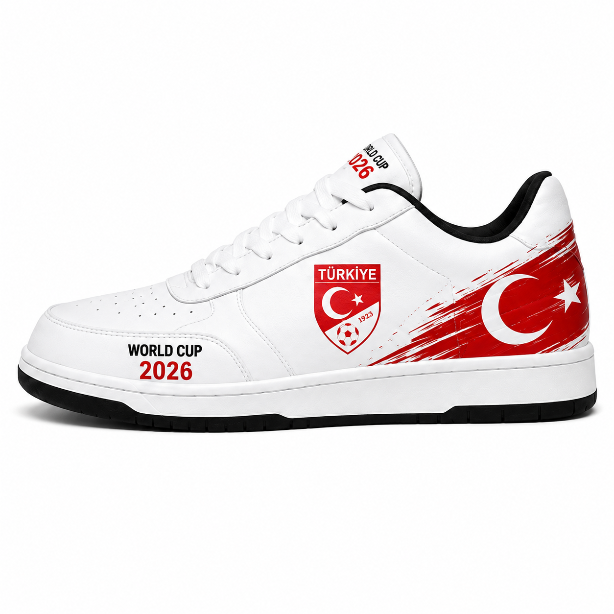 World Cup 2026 Turkey Football Fan Printed Shoes