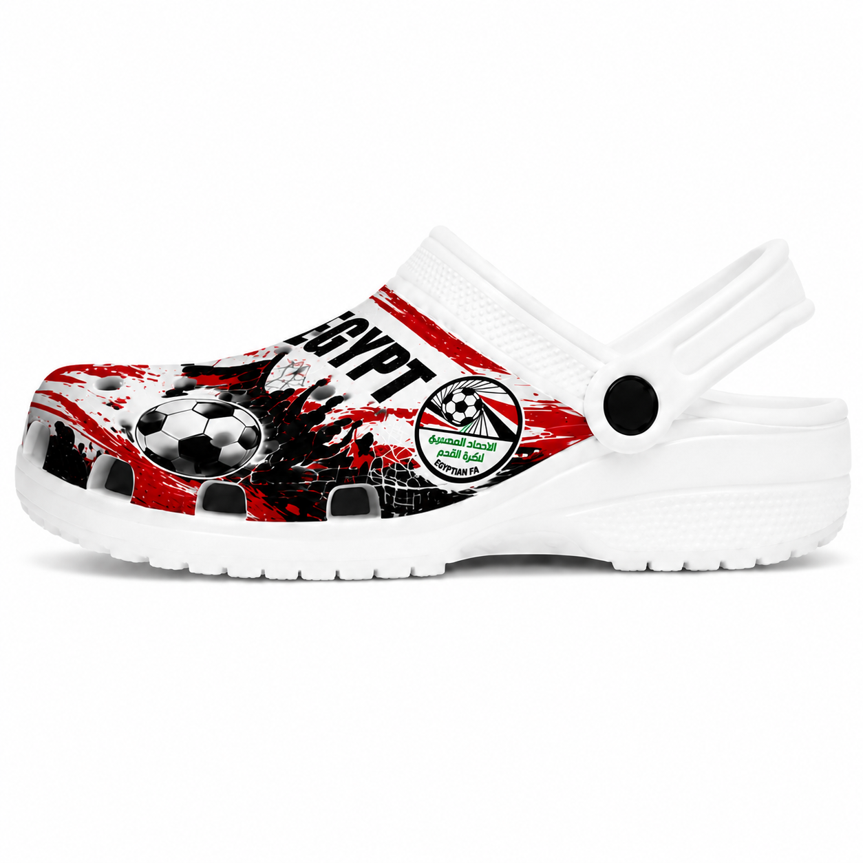 World Cup 2026 Egypt Football Fan Printed Clogs