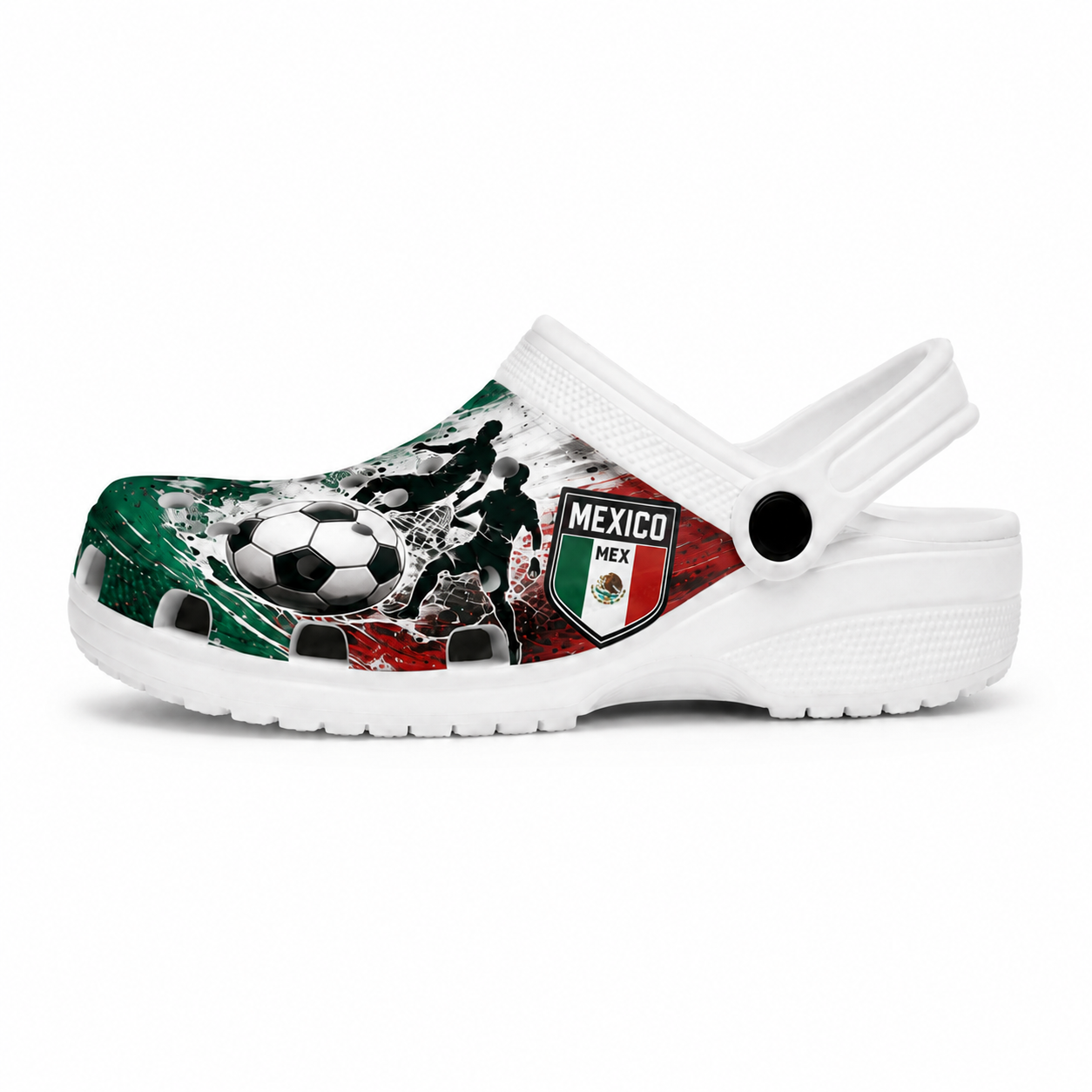 World Cup 2026 Mexico Football Fan Printed Clogs