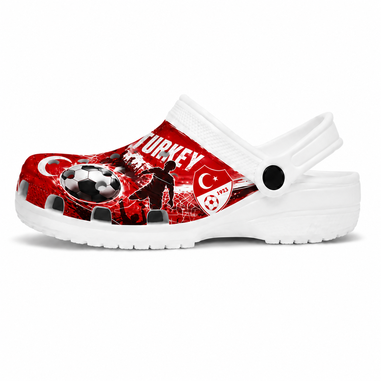 World Cup 2026 Turkey Football Fan Printed Clogs