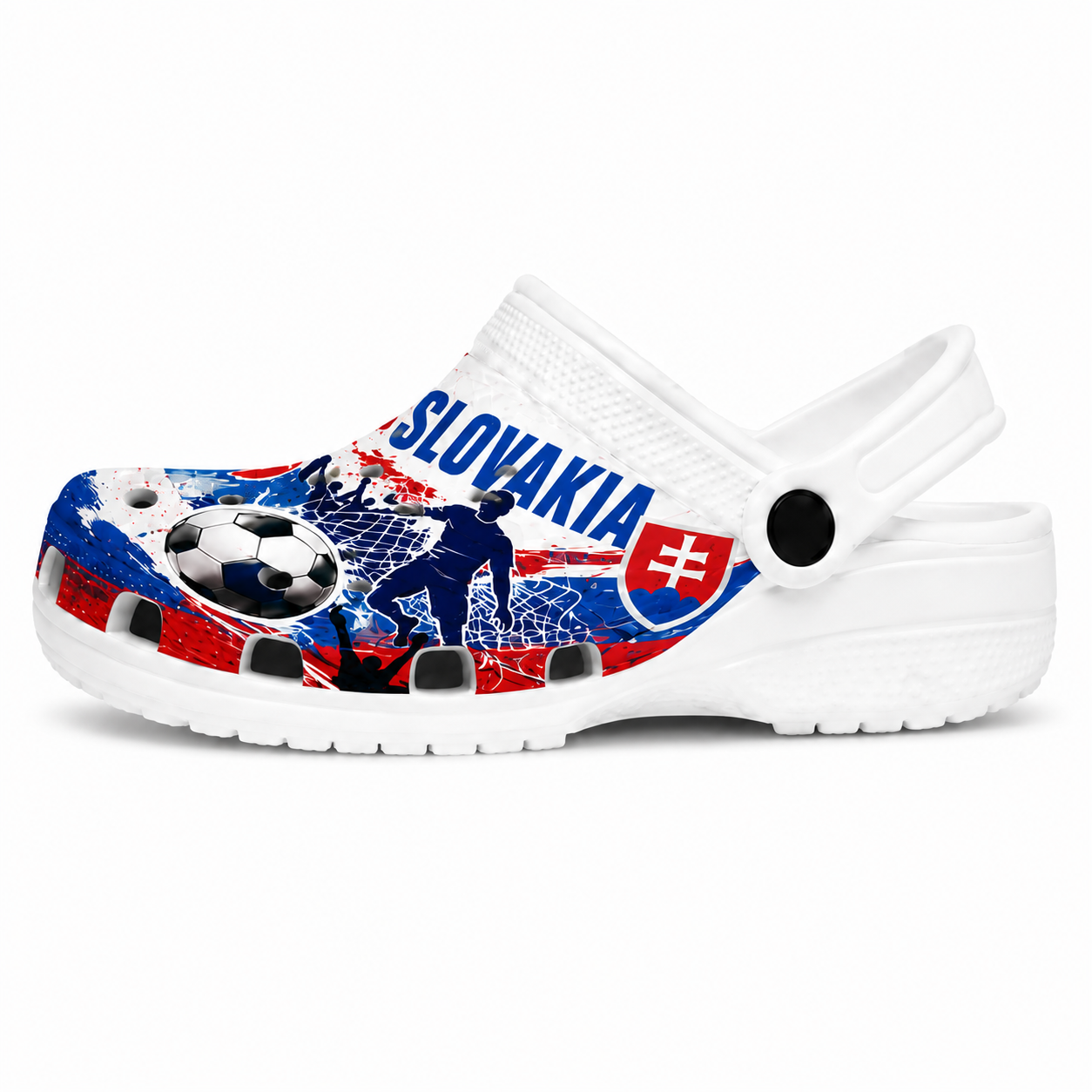 World Cup 2026 Slovakia Football Fan Printed Clogs