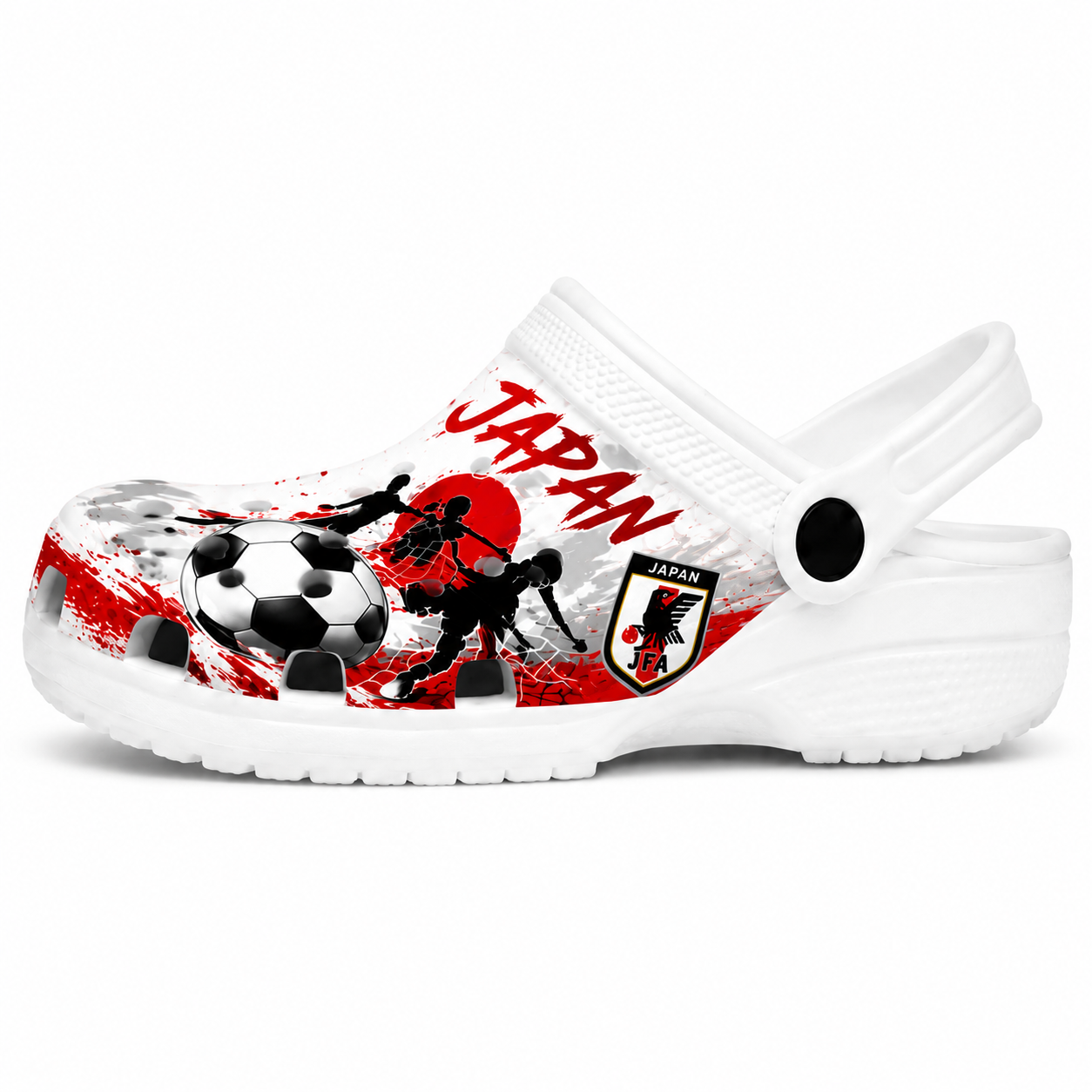World Cup 2026 Japan Football Fan Printed Clogs