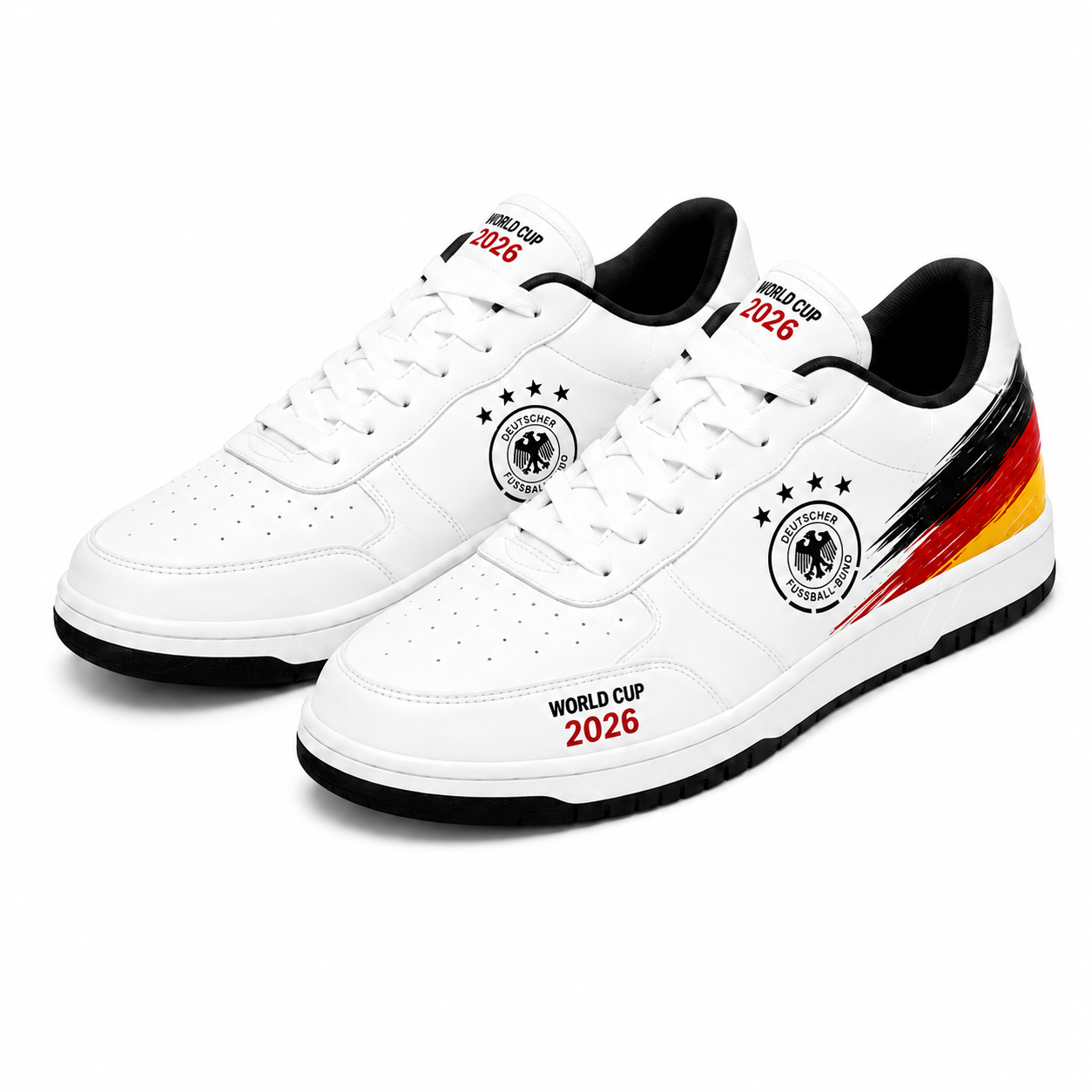 World Cup 2026 Germany Football Fan Printed Shoes