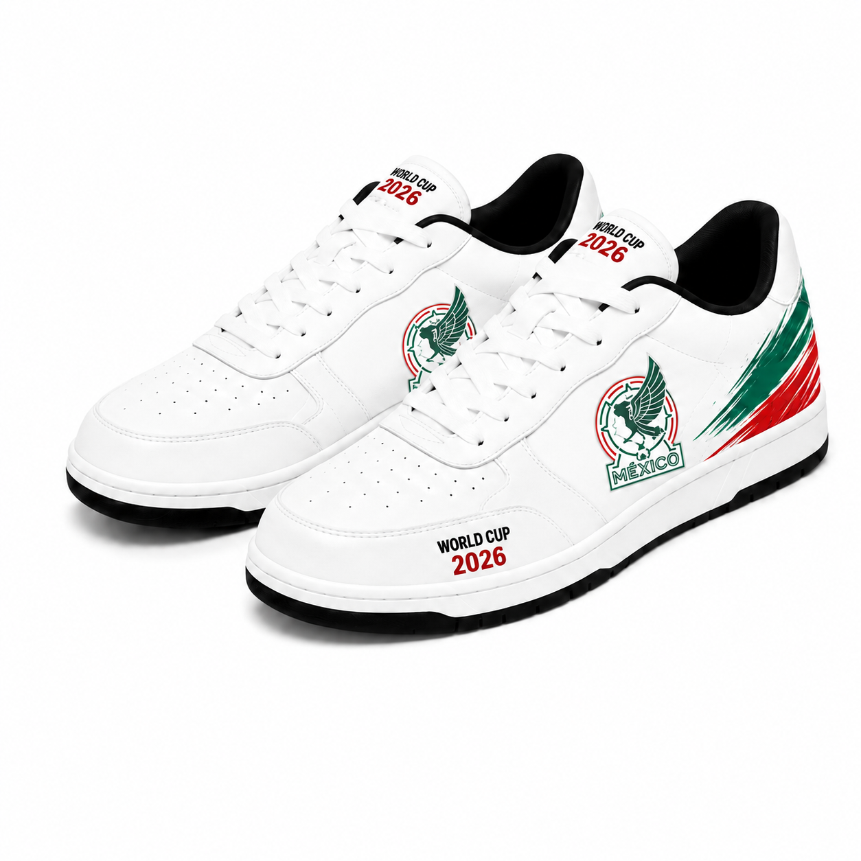 World Cup 2026 Mexico Football Fan Printed Shoes