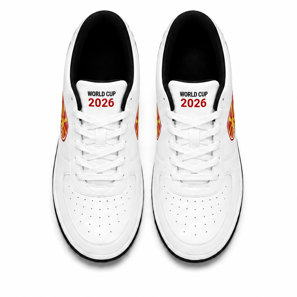 World Cup 2026 North Macedonia Football Fan Printed Shoes