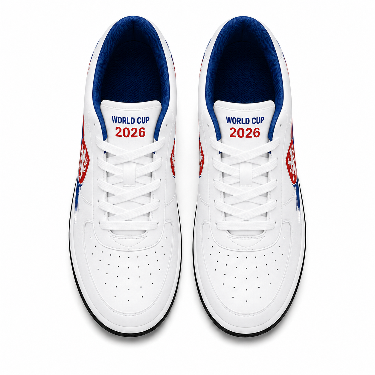 World Cup 2026 Czech Republic Football Fan Printed Shoes