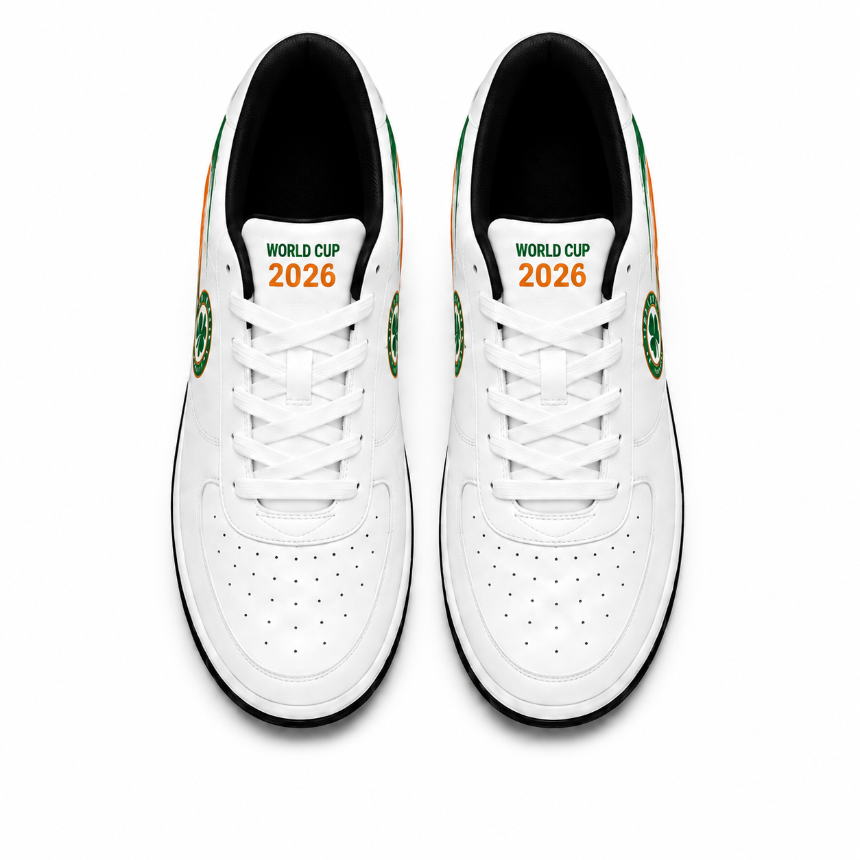 World Cup 2026 Ireland Football Fan Printed Shoes