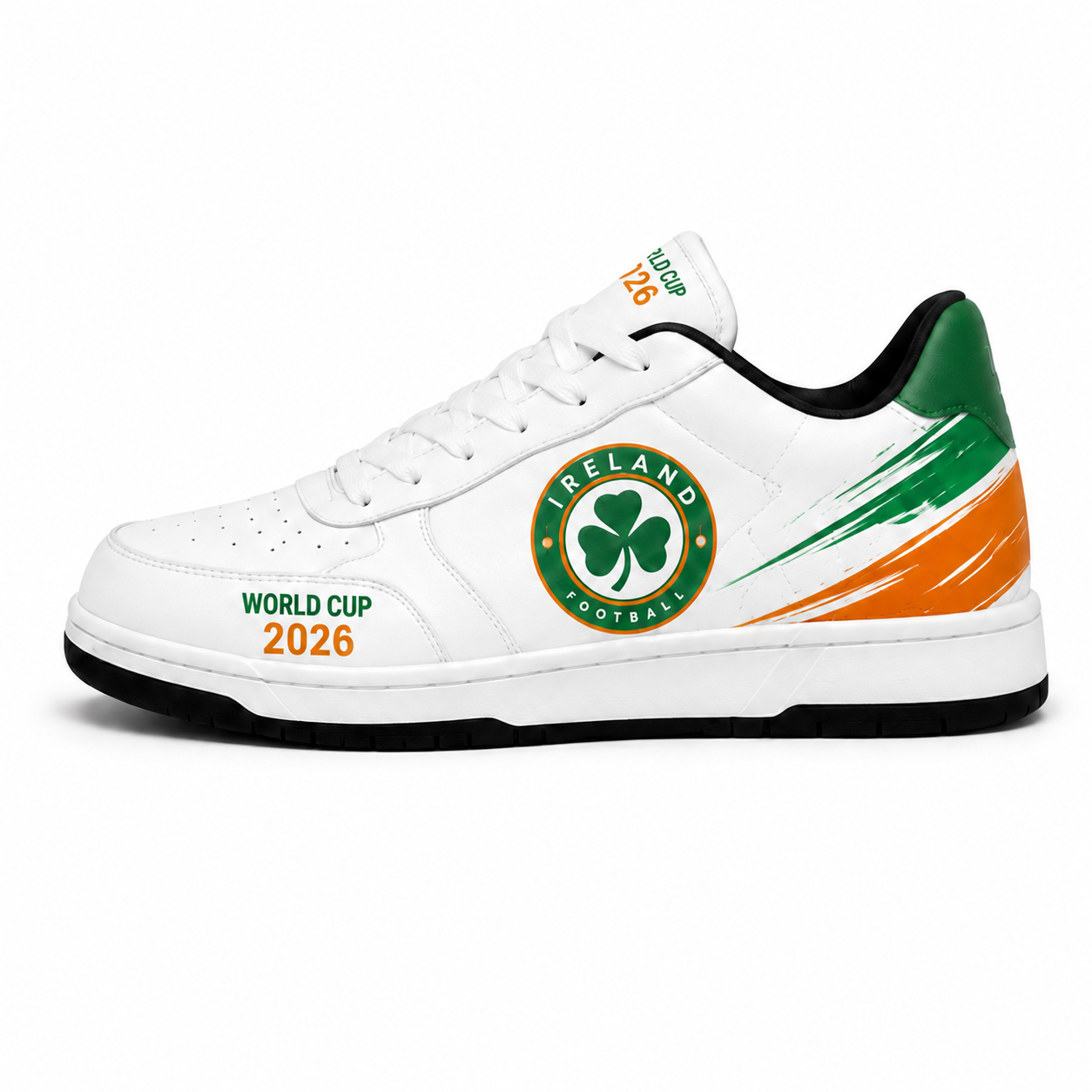 World Cup 2026 Ireland Football Fan Printed Shoes