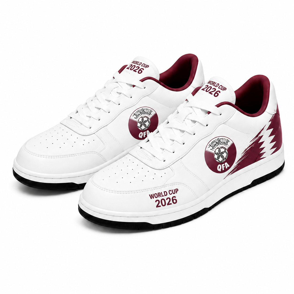World Cup 2026 Qatar Football Fan Printed Shoes