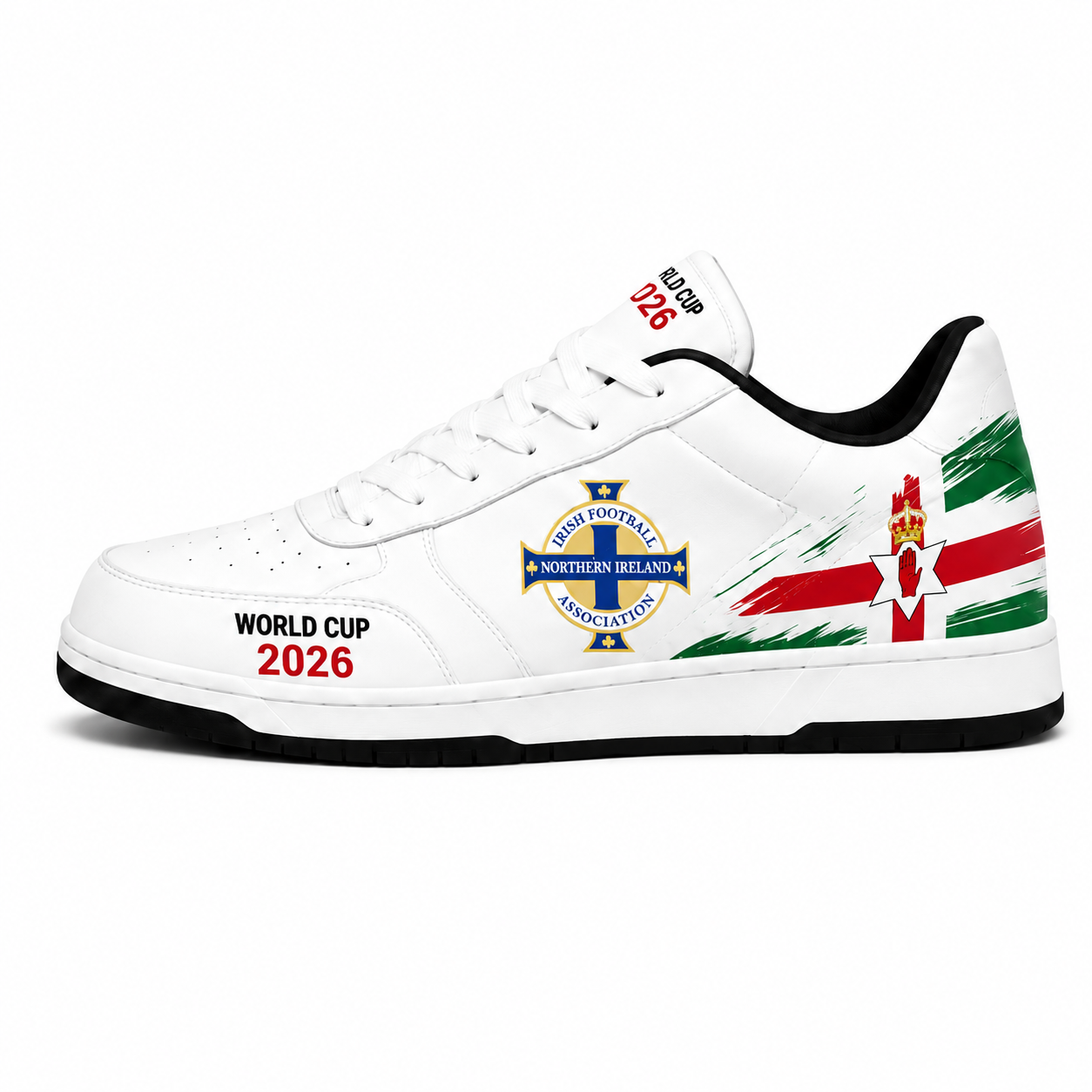 World Cup 2026 Northern Ireland Football Fan Printed Shoes