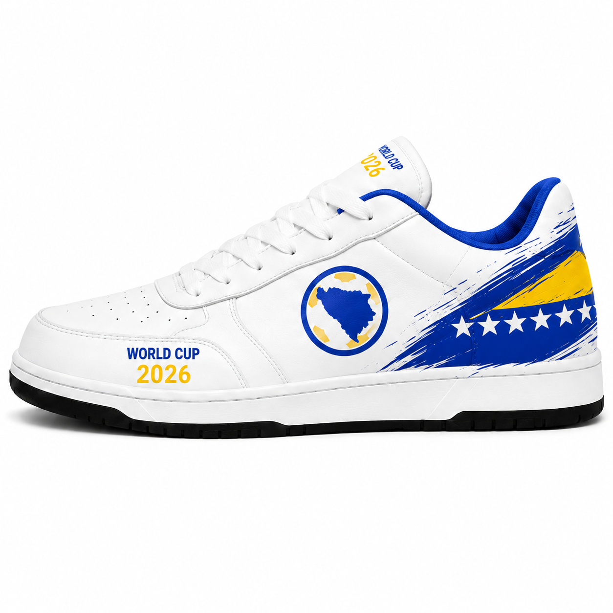 World Cup 2026 Bosnia And Herzegovina Football Fan Printed Shoes