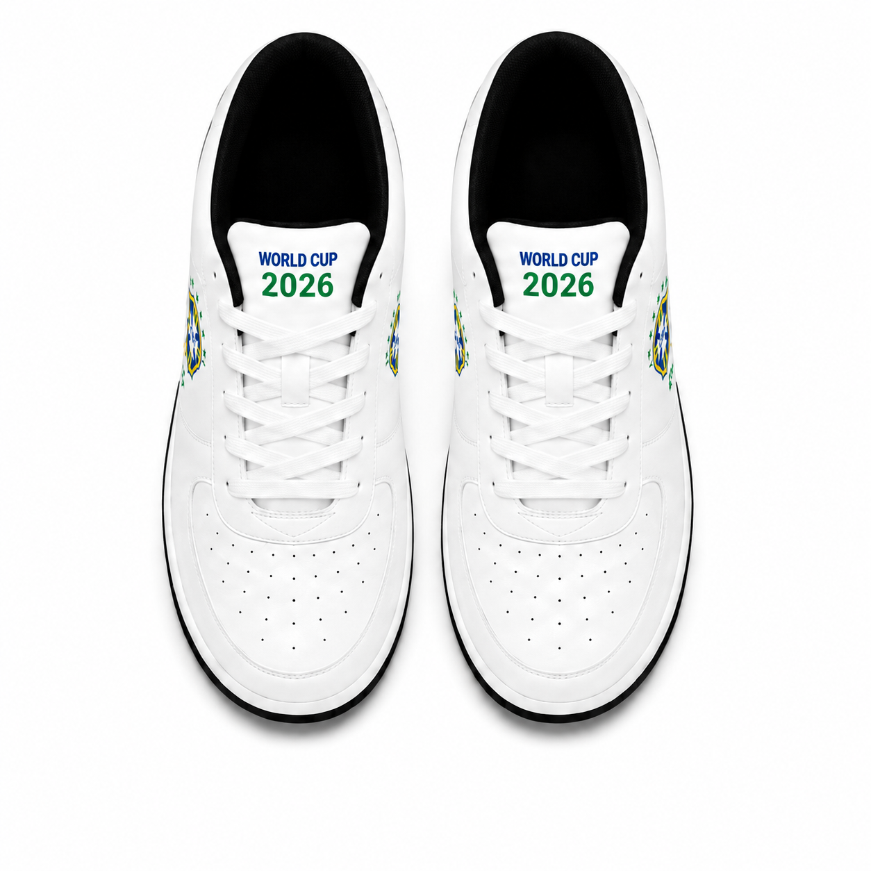 World Cup 2026 Brazil Football Fan Printed Shoes