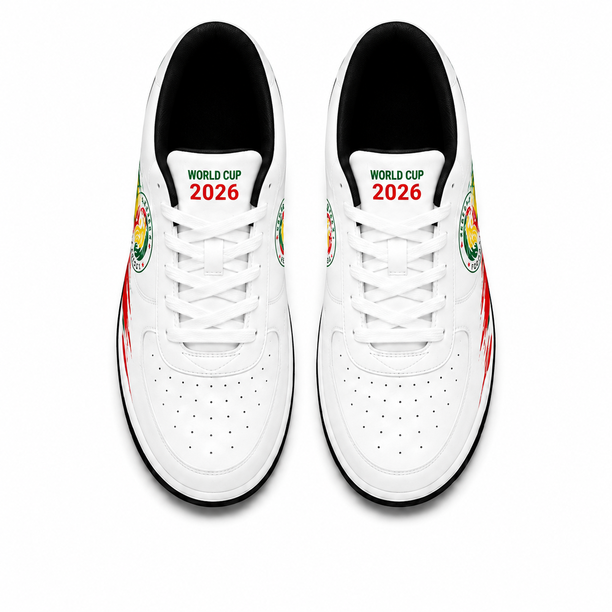World Cup 2026 Senegal Football Fan Printed Shoes