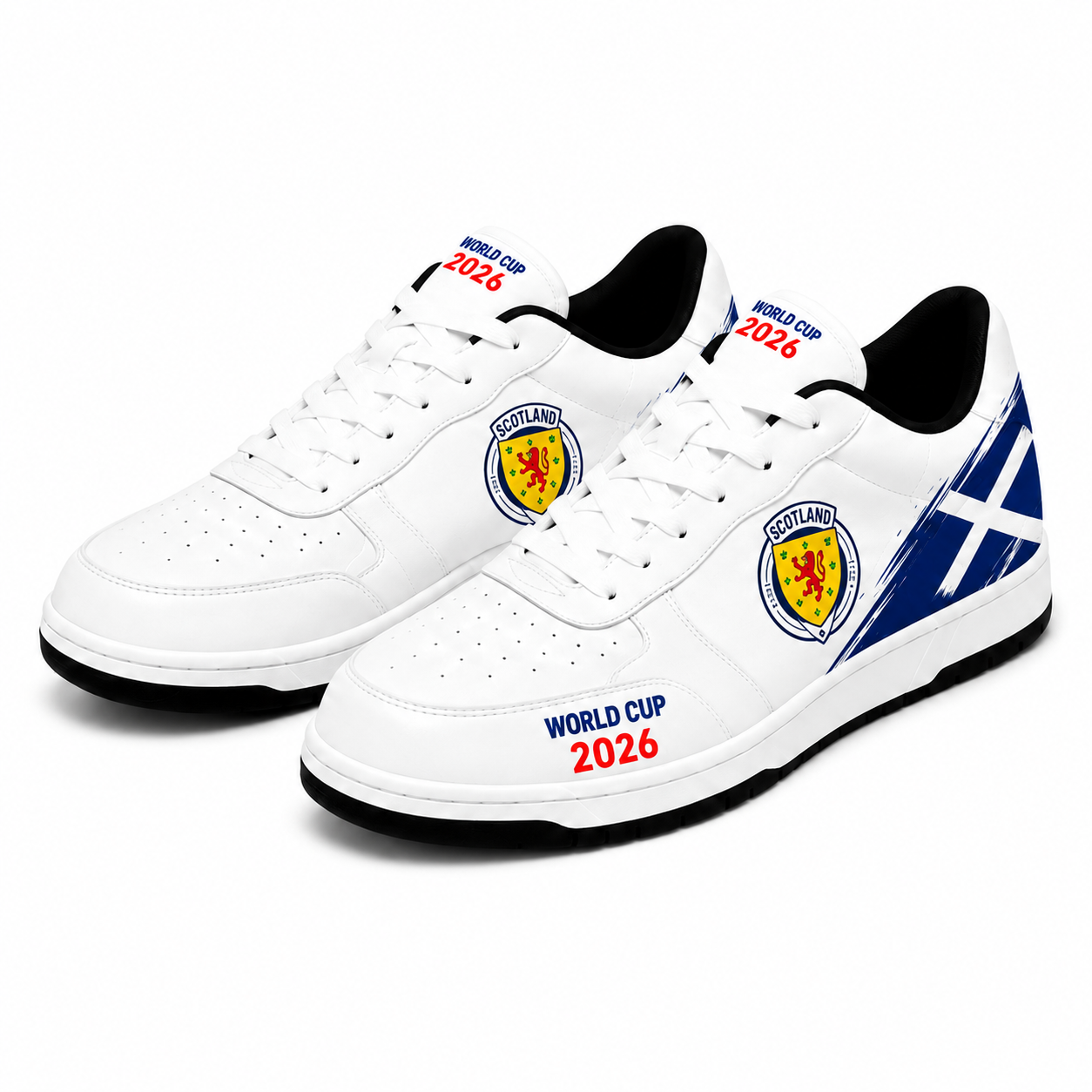 World Cup 2026 Scotland Football Fan Printed Shoes