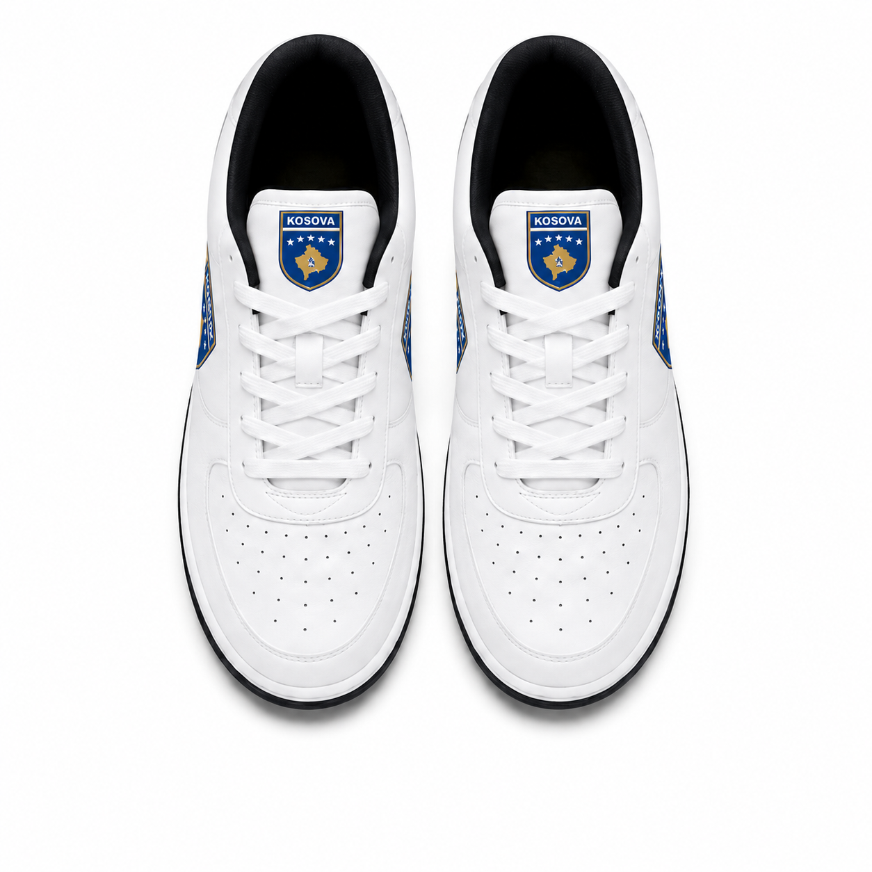World Cup 2026 Kosovo Football Fan Printed Shoes