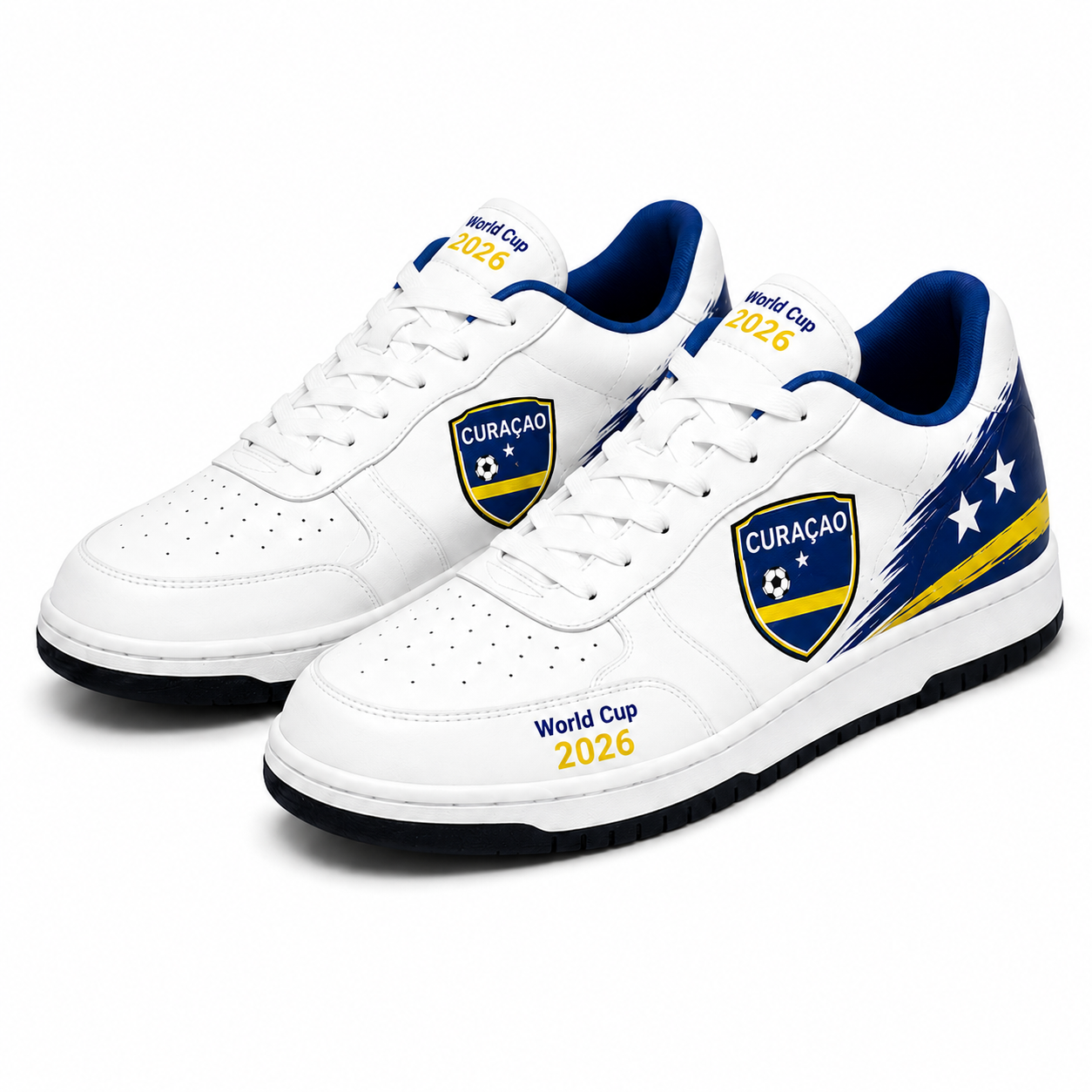 World Cup 2026 Curaçao Football Fan Printed Shoes