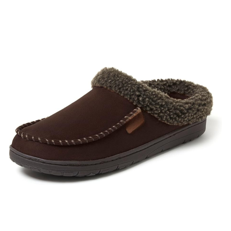 Comfy Slip-On Slippers – Soft Lining With Classic Stitched Design-My Soft Slipper