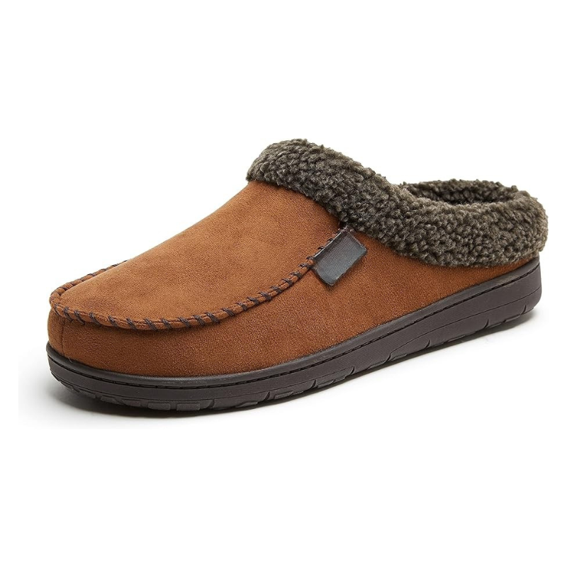 Comfy Slip-On Slippers – Soft Lining With Classic Stitched Design-My Soft Slipper