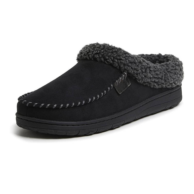 Comfy Slip-On Slippers – Soft Lining With Classic Stitched Design-My Soft Slipper