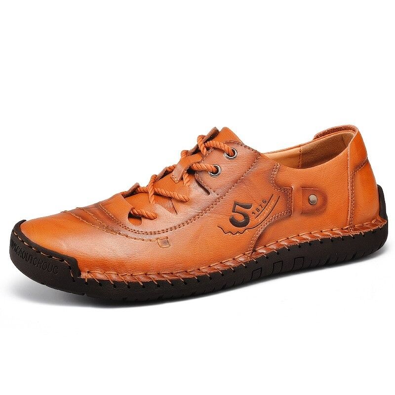 Comfortable Leather Men's Casual Shoes-My Soft Slipper