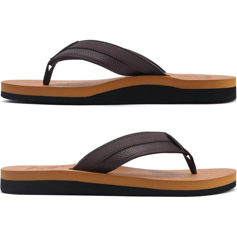 Cushioned Sole All-Day Comfort Flip Flops With Arch Support-My Soft Slipper