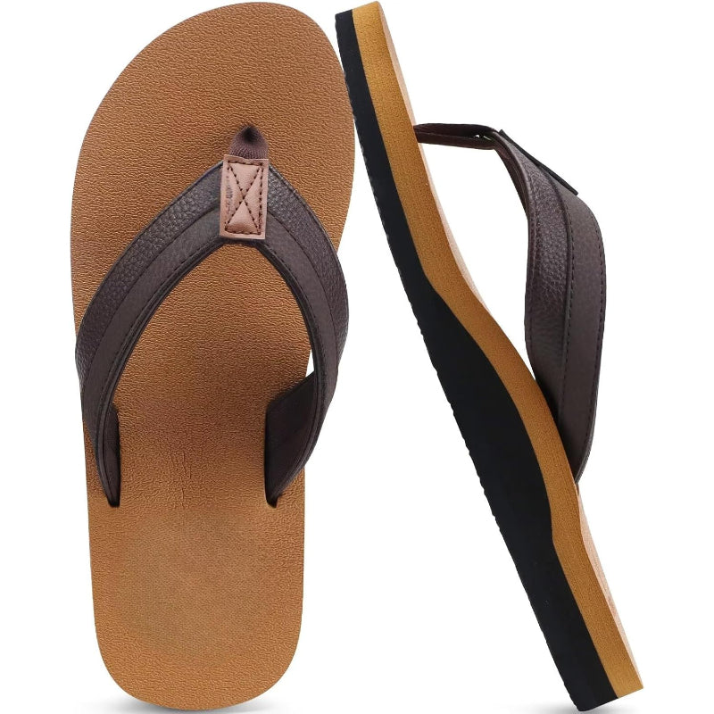 Cushioned Sole All-Day Comfort Flip Flops With Arch Support-My Soft Slipper