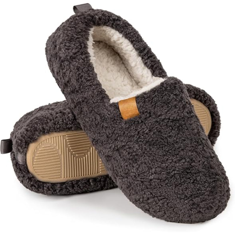 Solid Colored Comfy Plush Style Slippers-My Soft Slipper