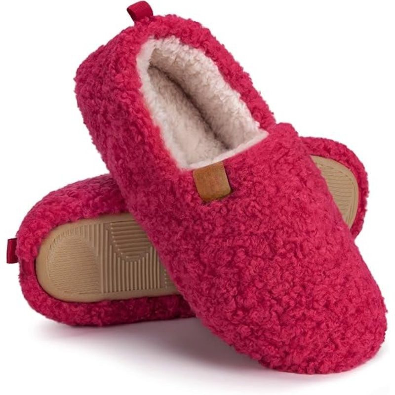 Solid Colored Comfy Plush Style Slippers-My Soft Slipper