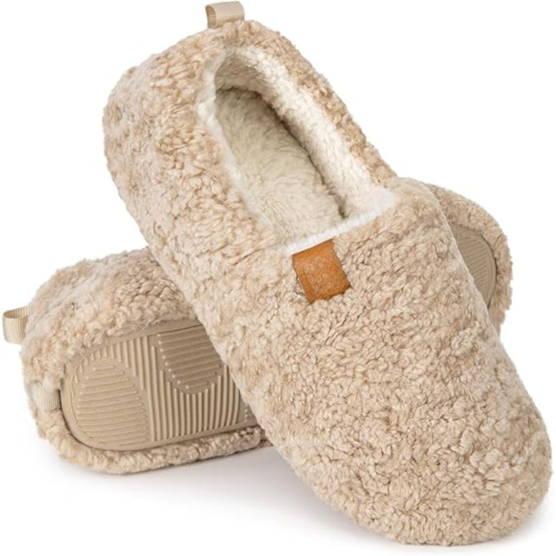 Solid Colored Comfy Plush Style Slippers-My Soft Slipper