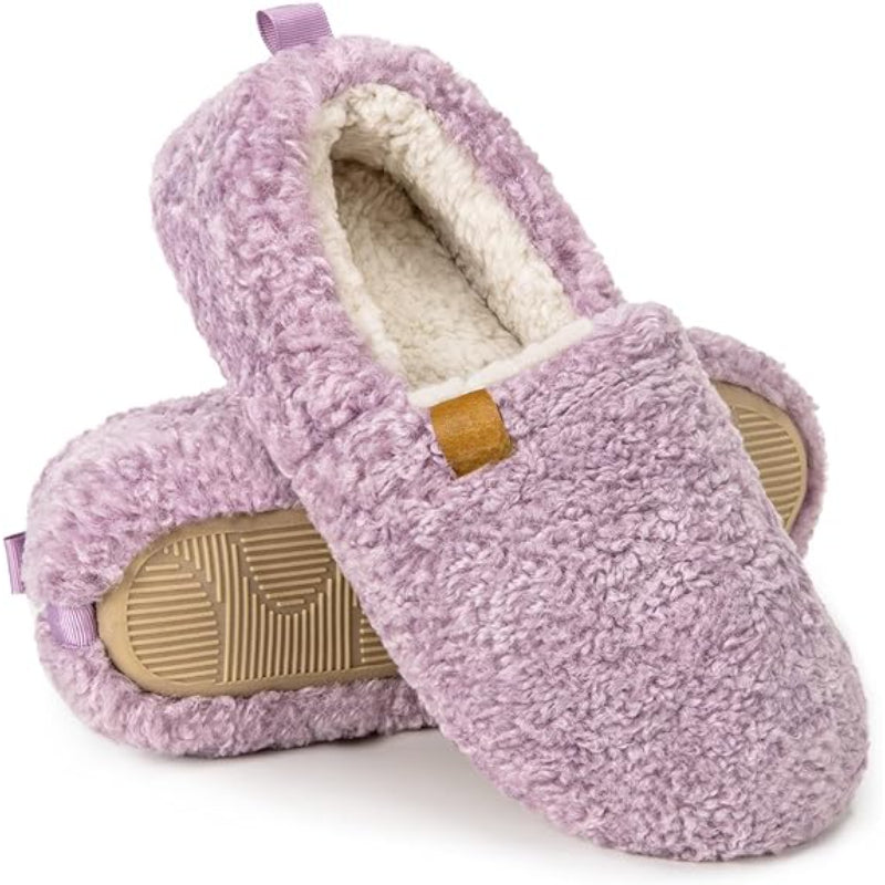 Solid Colored Comfy Plush Style Slippers-My Soft Slipper