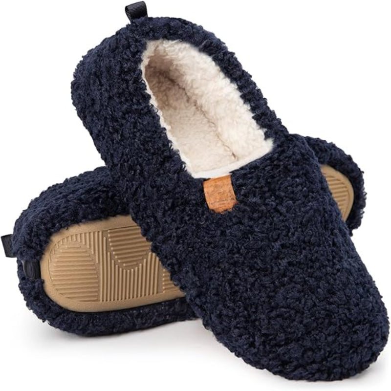 Solid Colored Comfy Plush Style Slippers-My Soft Slipper
