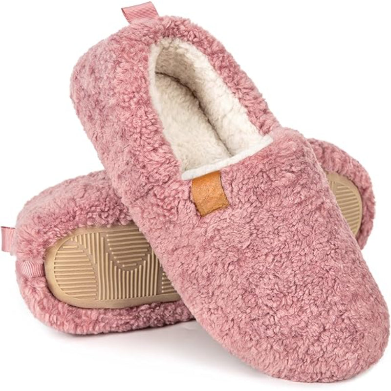 Solid Colored Comfy Plush Style Slippers-My Soft Slipper
