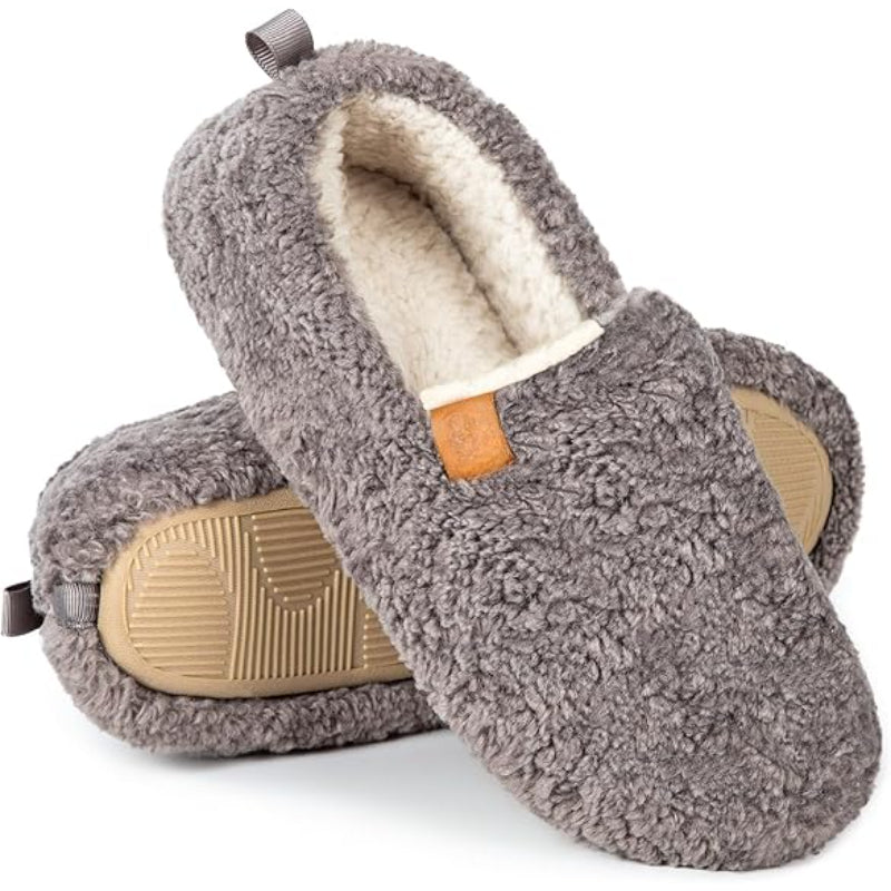 Solid Colored Comfy Plush Style Slippers-My Soft Slipper