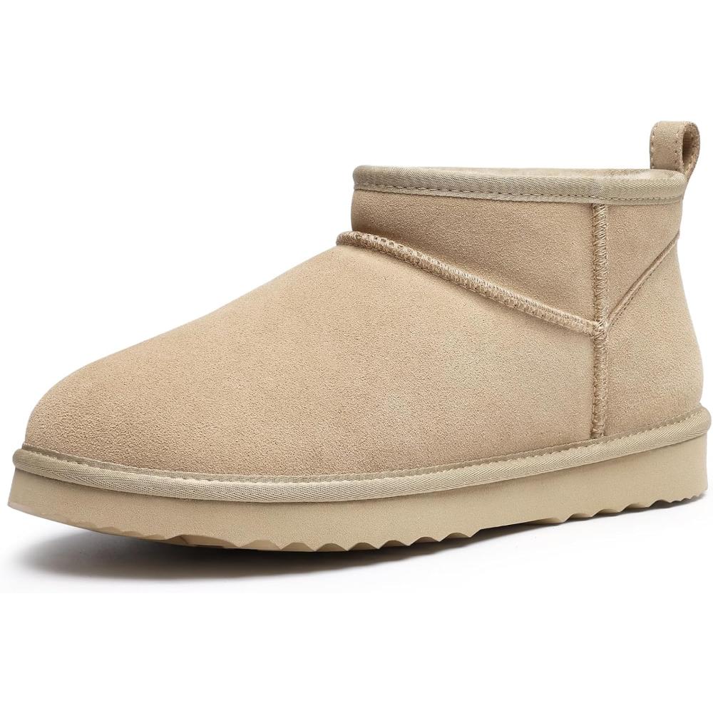 Sleek Fuzzy Plush Winter Mini Boots-My Soft Slipper