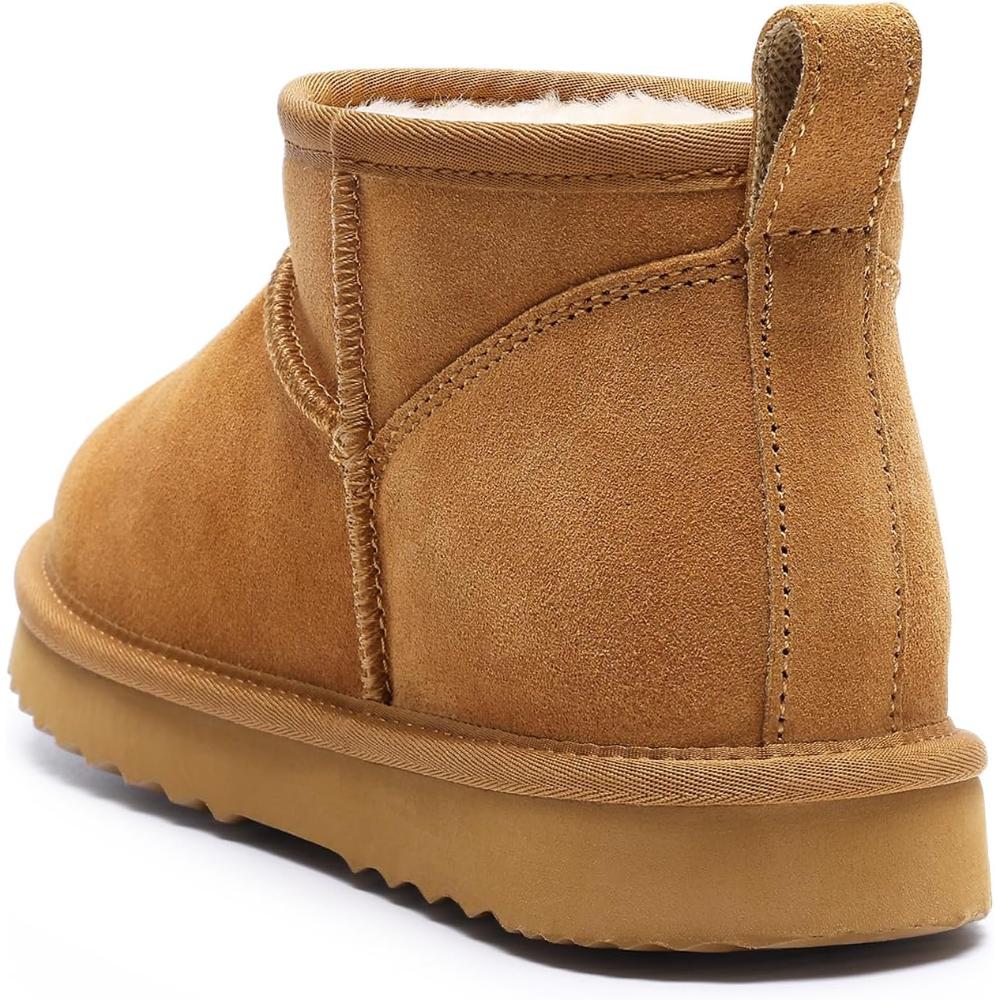 Sleek Fuzzy Plush Winter Mini Boots-My Soft Slipper